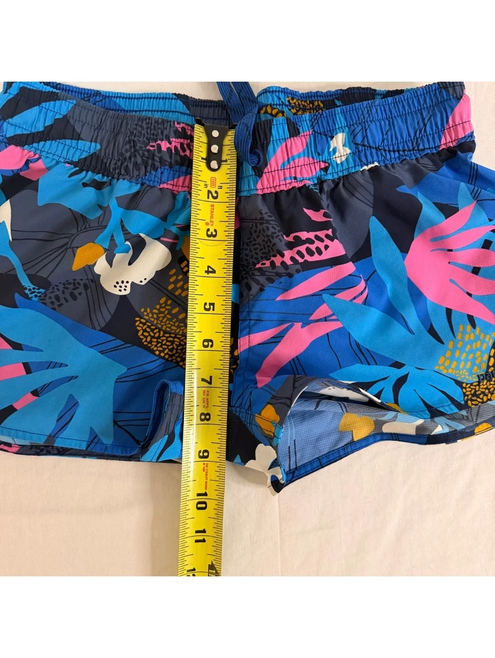 Patagonia Women's Tropical Print Swim Shorts with Elastic Waist and Drawstring